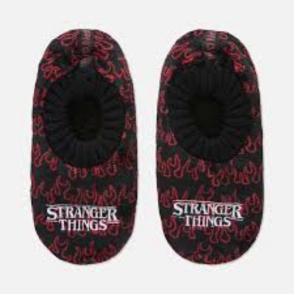 Stranger Things Black and Red Men's Shoes